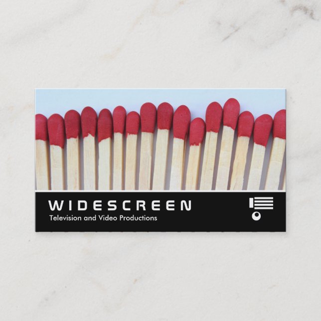 Widescreen 0491 - Matches 03 Business Card (Front)