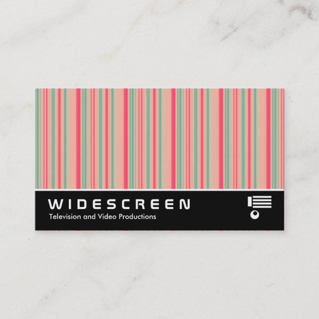 Widescreen 0501 - Stripes 310515 (06) Business Card (Front)