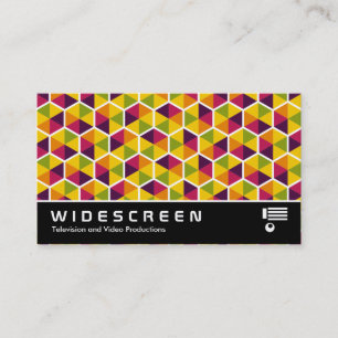 Widescreen 0510 - Hexagon Pattern 01 Business Card