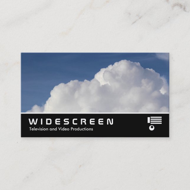 Widescreen 0527 - Cumulus Cloud Business Card (Front)
