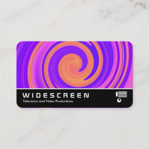 Widescreen 0532 - Abstract Swirl 250816 - 01c Business Card