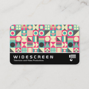 Widescreen 0539 - Abstract Squares 110419 Business Card