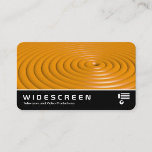 Widescreen 0549 - Rings - Orange Business Card