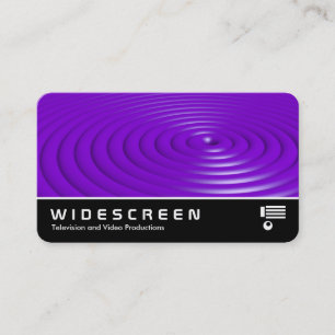 Widescreen 0550 - Rings - Purple Business Card