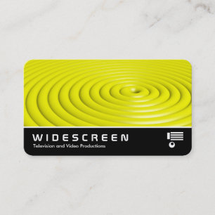 Widescreen 0552 - Rings - Yellow Business Card