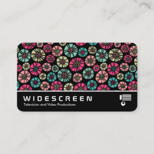 Widescreen 0557 - Abstract Flowers 031023 Business Card