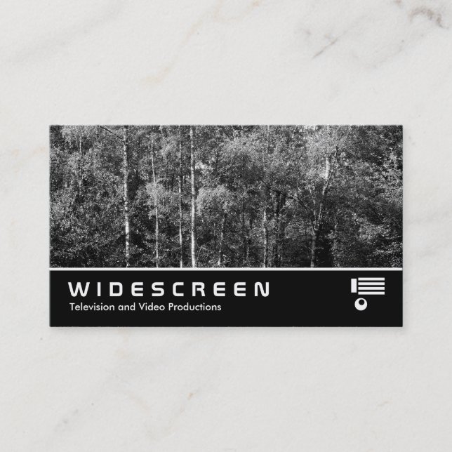 Widescreen 144 - Silver Birch Business Card (Front)