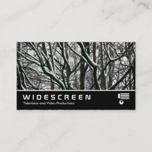 Widescreen 157 - Branches in the Snow Business Card