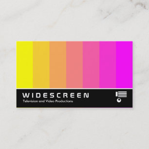 Widescreen 161 - Colour Blend - Yelloe to Magenta Business Card