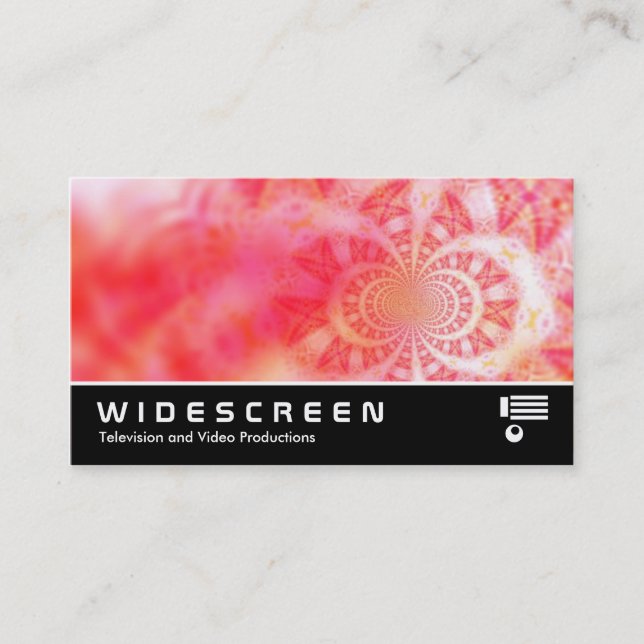 Widescreen 171 - Vortex of Time Abstract Business Card (Front)