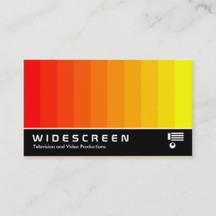 Widescreen 175 - Colour Blend - Red to Yellow Business Card