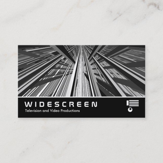 Widescreen 202 - Extreme Perspective Business Card (Front)