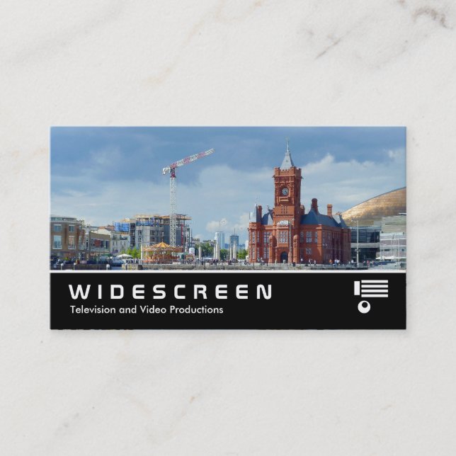 Widescreen 218 - Cardiff Bay Business Card (Front)