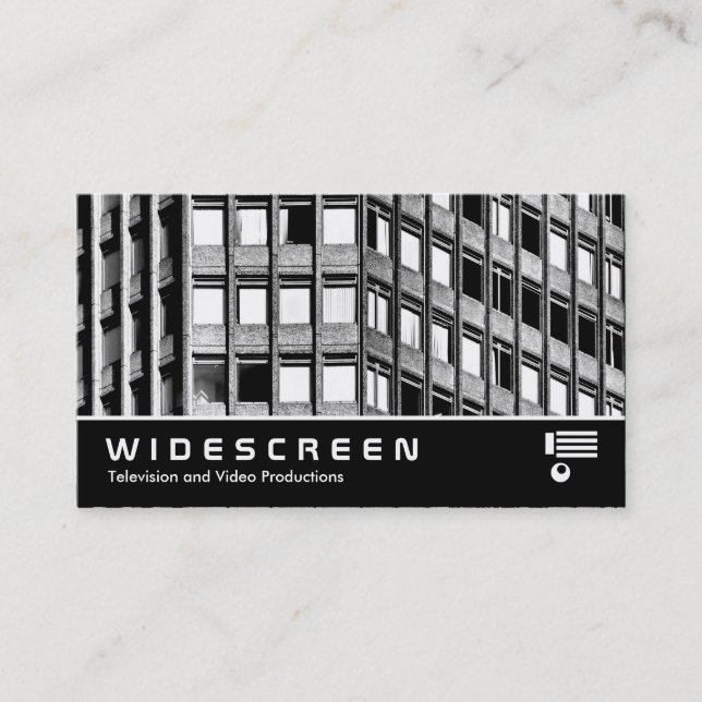 Widescreen 224 - Office Block Business Card (Front)