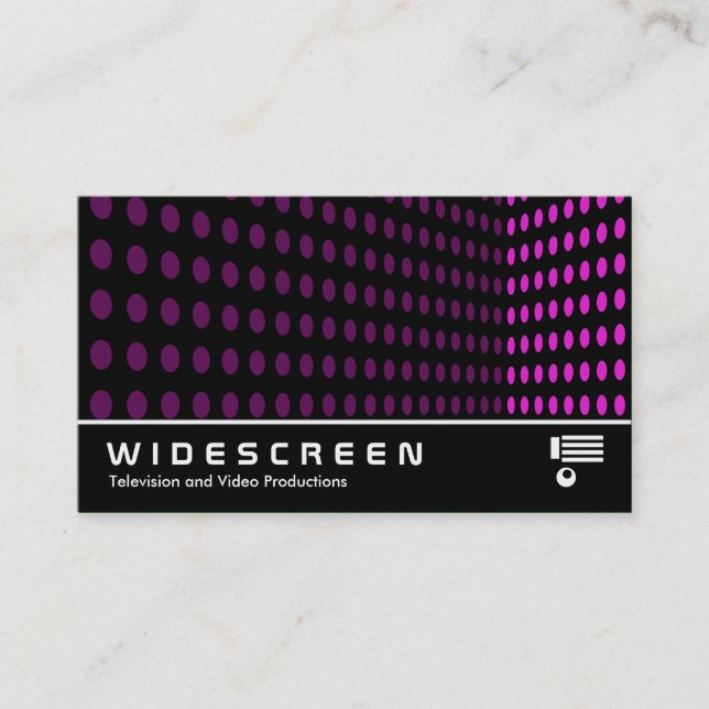 Widescreen 252 - Tone Corner - Magenta Business Card (Front)