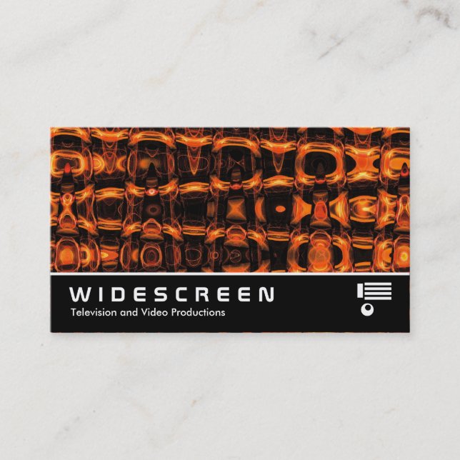 Widescreen 270 - Abstract Flame 03 Business Card (Front)