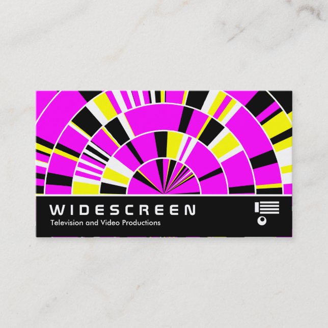 Widescreen 308 - Pi Rays 03 Business Card (Front)