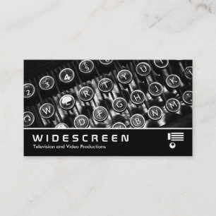 Widescreen 365 - Old Typewriter Business Card