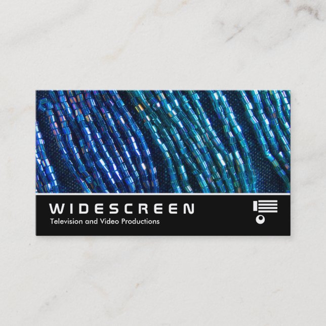 Widescreen 372 - Beaded Braids Business Card (Front)