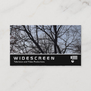 Widescreen 383 - Silhouetted Branches Business Card