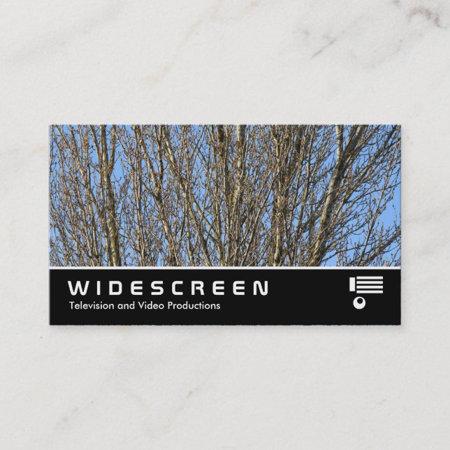 Widescreen 384 - Sunlit Branches Business Card (Front)
