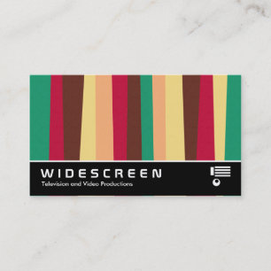 Widescreen 397 - Irregular Stripes 02 Business Card