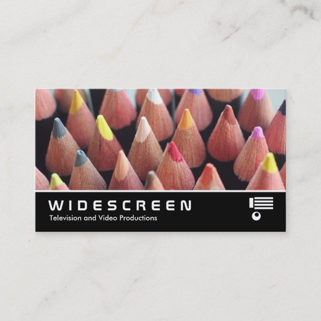 Widescreen 417 - Colour Pencils Business Card (Front)
