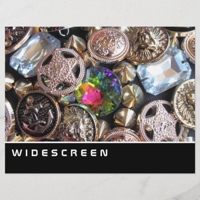 Widescreen - Flea Market Bling Flyer (Front)