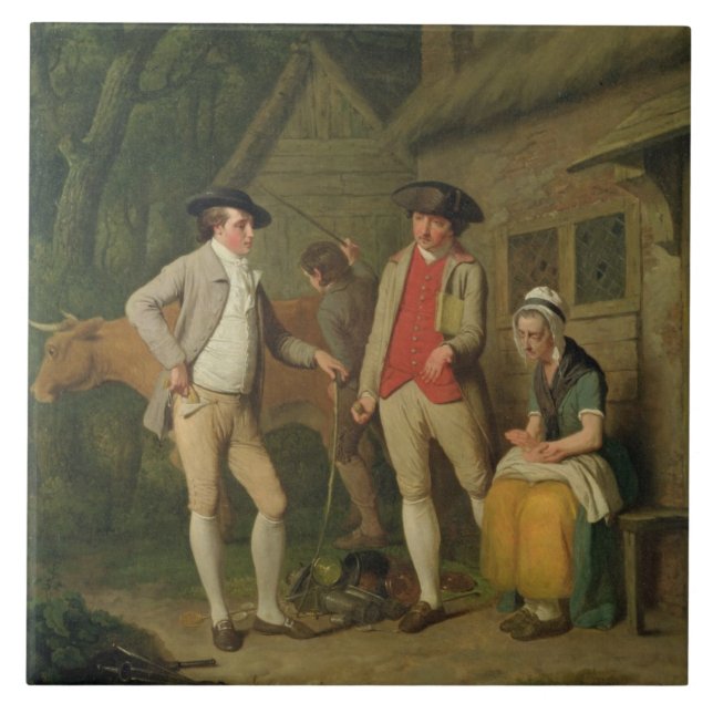 Widow Costard's Cow and Goods, Distrained for Taxe Tile (Front)