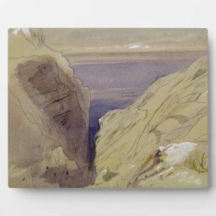 Wied Zurrik, Malta, 10 am, 11th March (w/c, pen, b Plaque