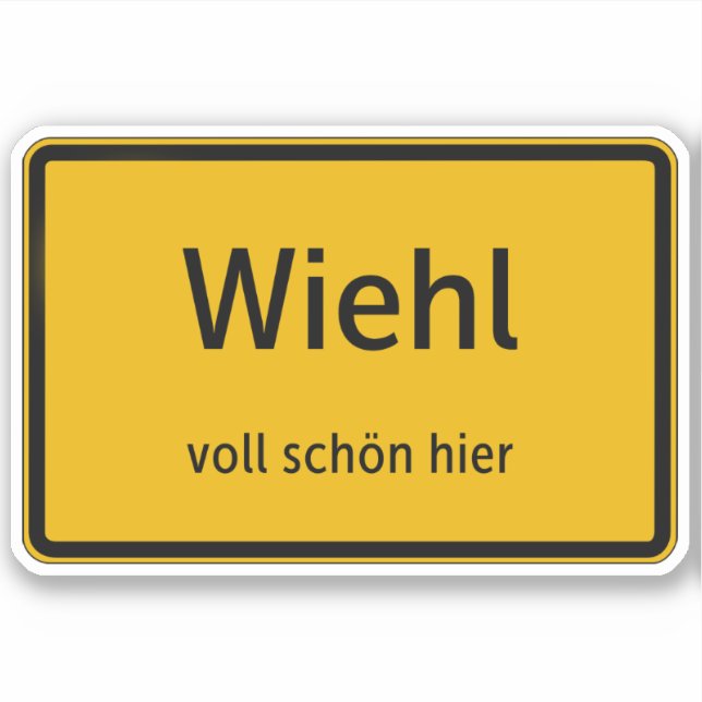 Wiehl Decals Stickers Car Stickers (Front)