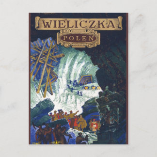 Wieliczka Polen / Poland Travel Salt Mine Art Postcard