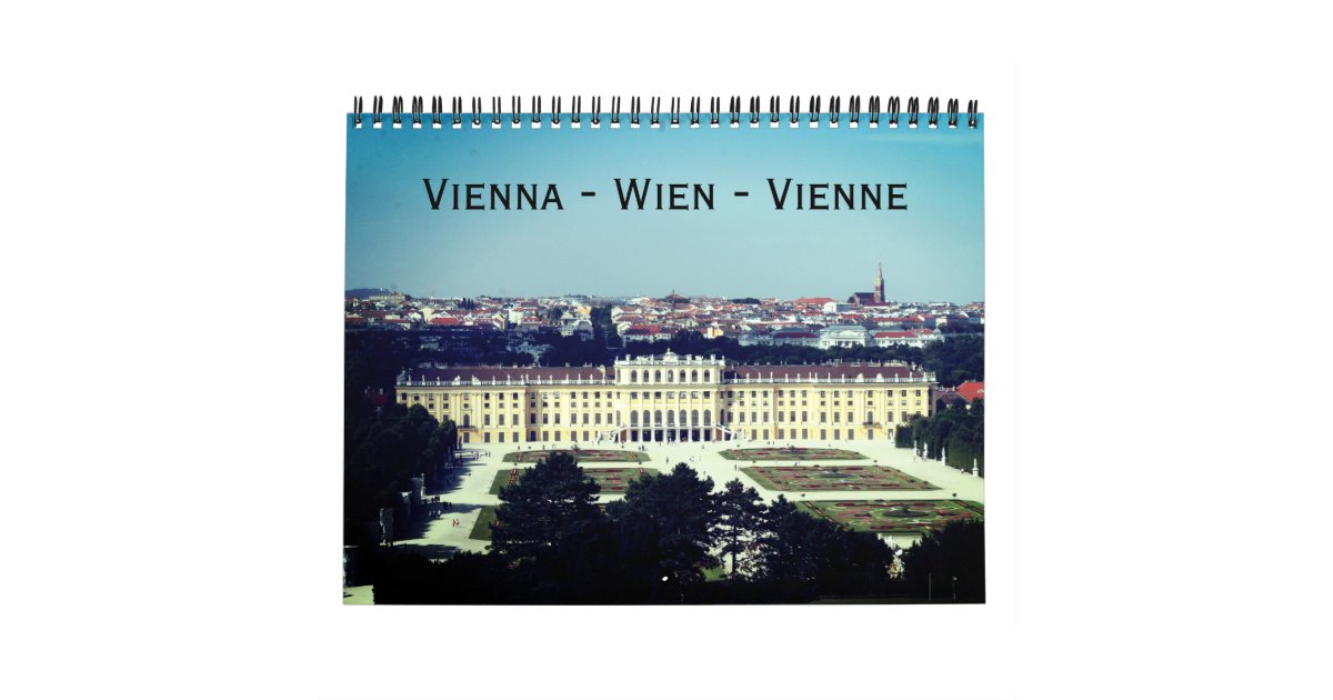 wien 2024 calendar Zazzle