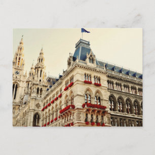 Wien architecture postcard