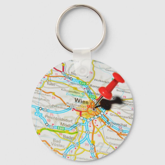 Wien, Vienna, Austria Key Ring (Front)