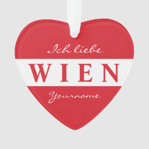 Wien - Vienna custom monogram ornament