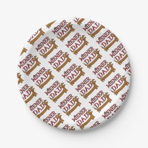 Wiener-Dad-Plain Paper Plate