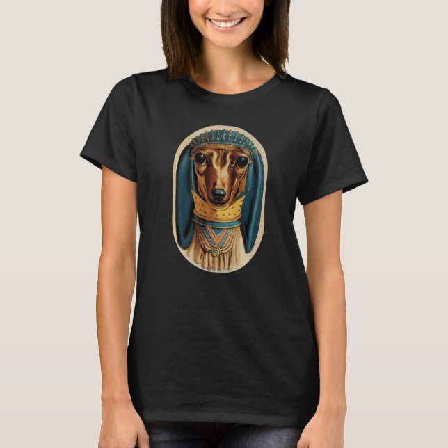 Wiener Dog  Ancient Retro Dachshund T-Shirt (Front)
