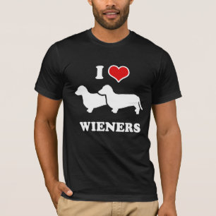 WIENER DOG: I LOVE WIENERS T-Shirt
