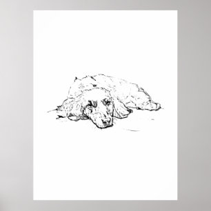 Wiener Dog Lover Gift, Dachshund Dog Mom Poster
