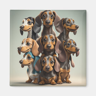 Wiener Dog Lover Gift Magnet