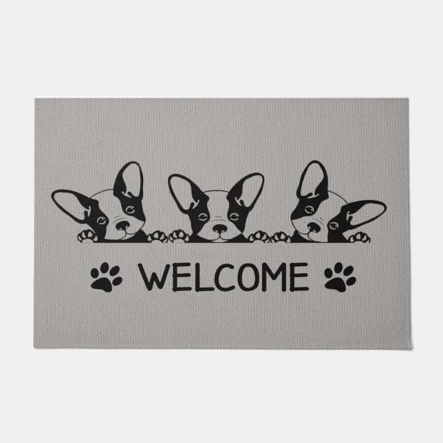 Wiener Doormat - Funny Dog Doormat,Dachshund Mat (Front)