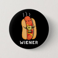 Wiener Funny Sausage Pun Dark BG