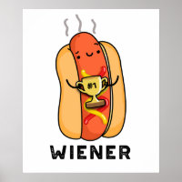 Wiener Funny Sausage Pun 