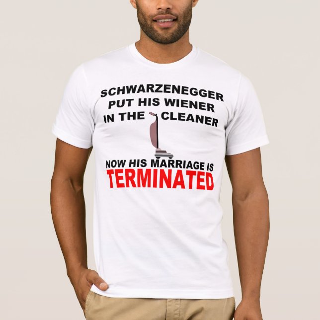 WIENER IN THE CLEANER T-Shirt (Front)