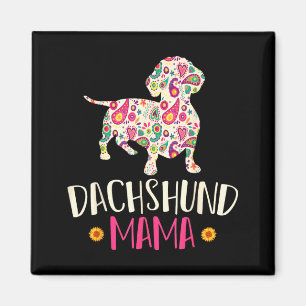 Wiener Mum Weenie Dog Vintage Dachshund Magnet