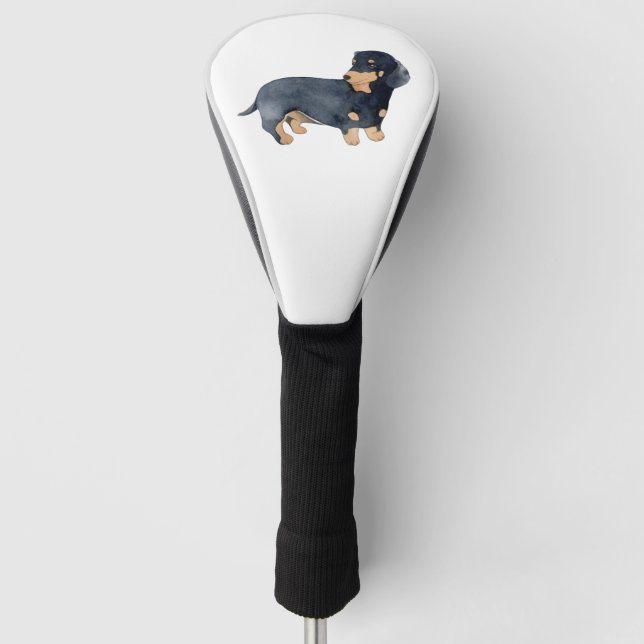 Wiener puppy golf head cover (Front)