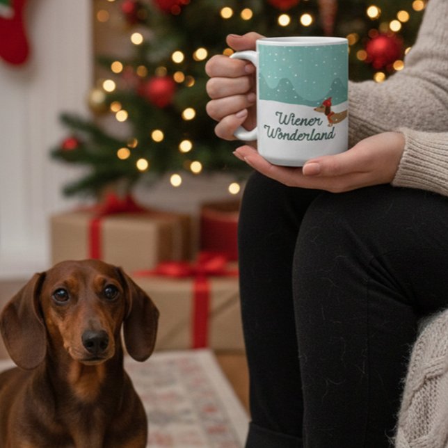 Wiener Wonderland Dachshund Gift Doxie Dads Moms Coffee Mug (Wiener Wonderland Dachshund Gift Doxie Dads Moms Coffee Mug)