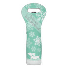 Wiener Wonderland Dachshund Wine Tote Bag