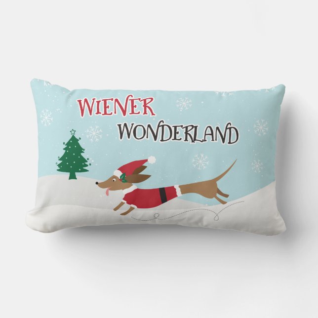 Wiener Wonderland Lumbar Cushion (Front)